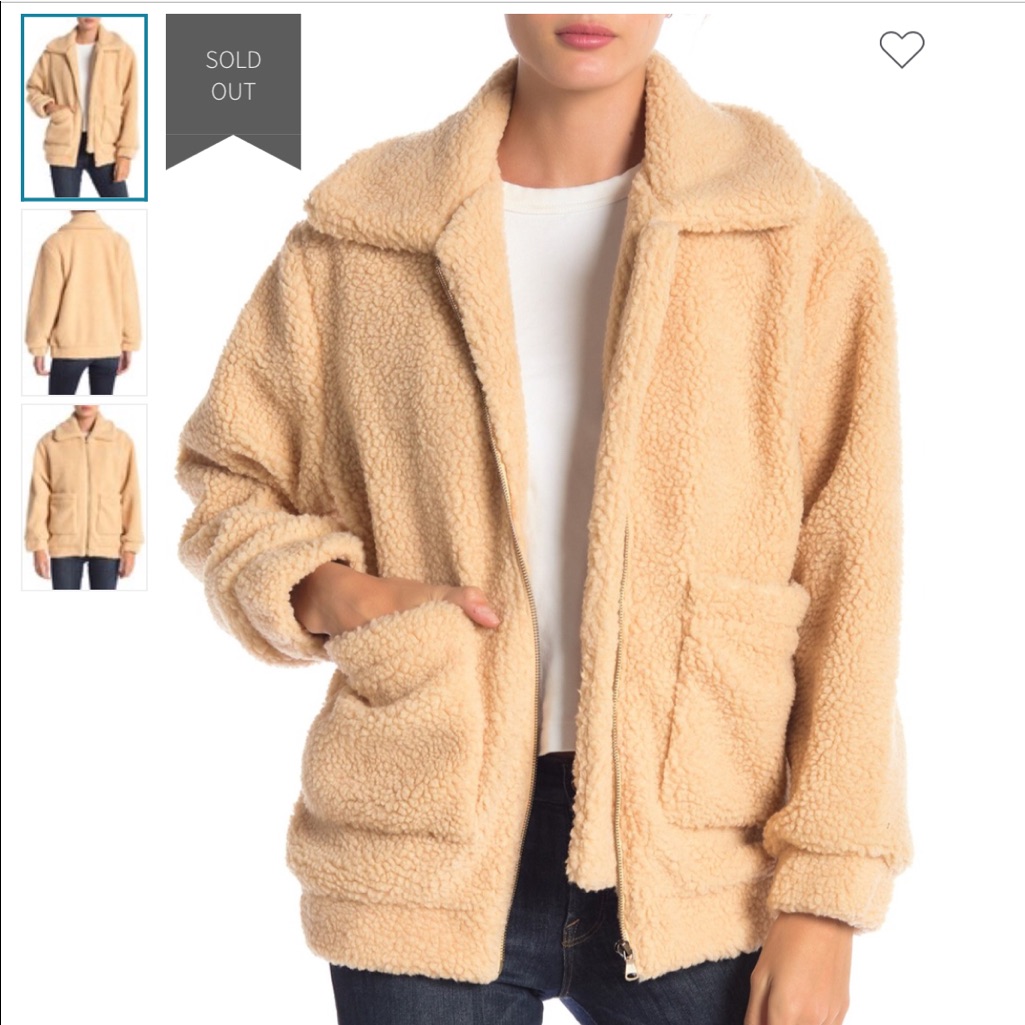 Nwt Shearling Jacket